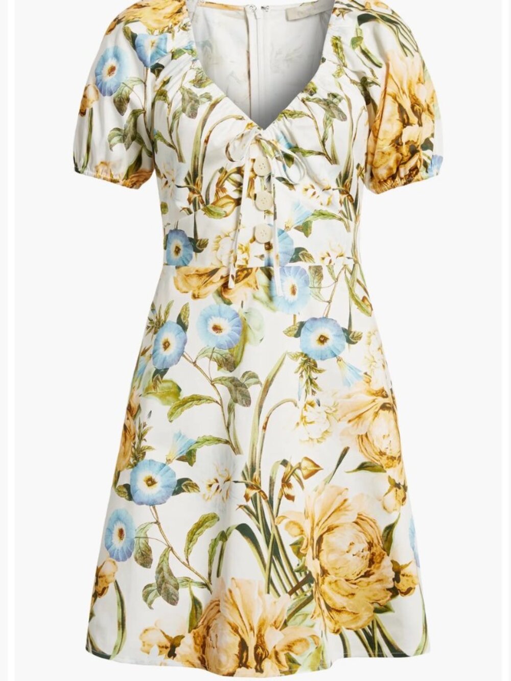 Favorite Daughter The Beloved Floral Stretch Cotton Minidress 8